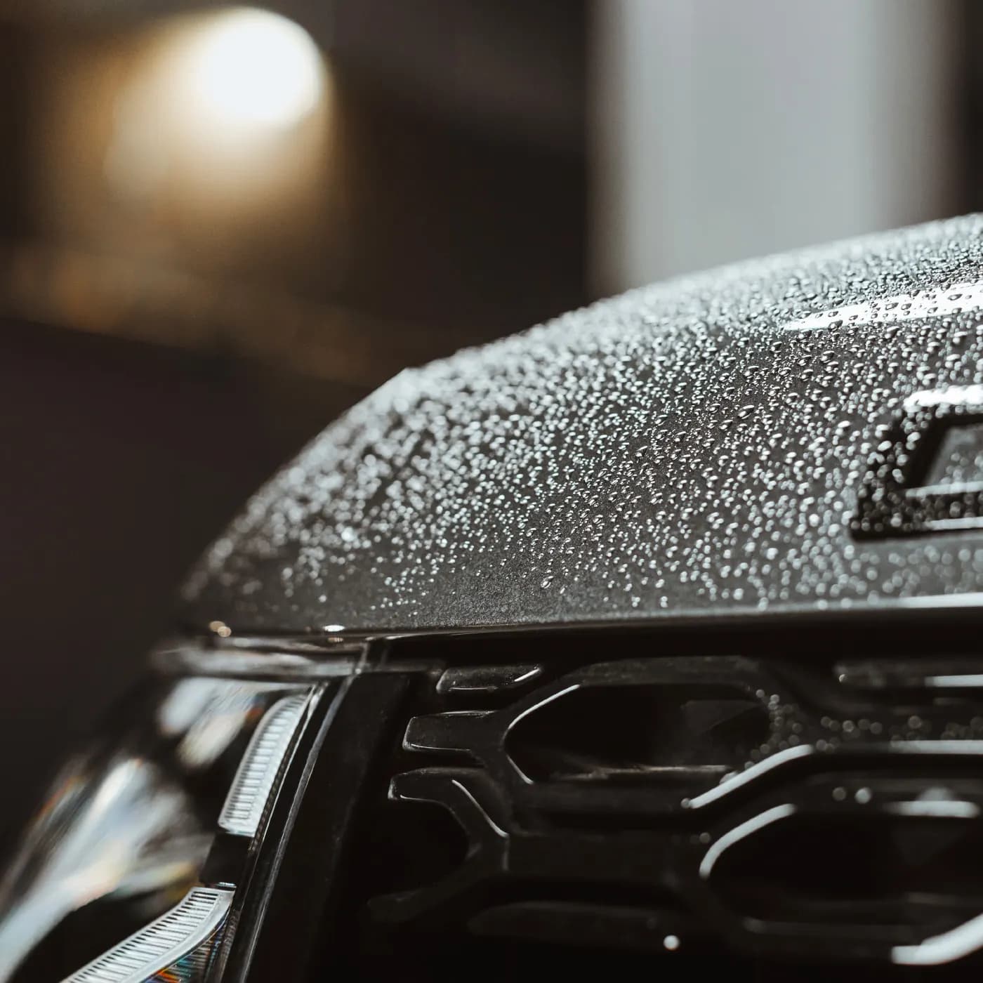 Car surface being polished to remove scratches